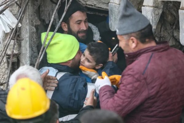 boy rescued Turkey quake